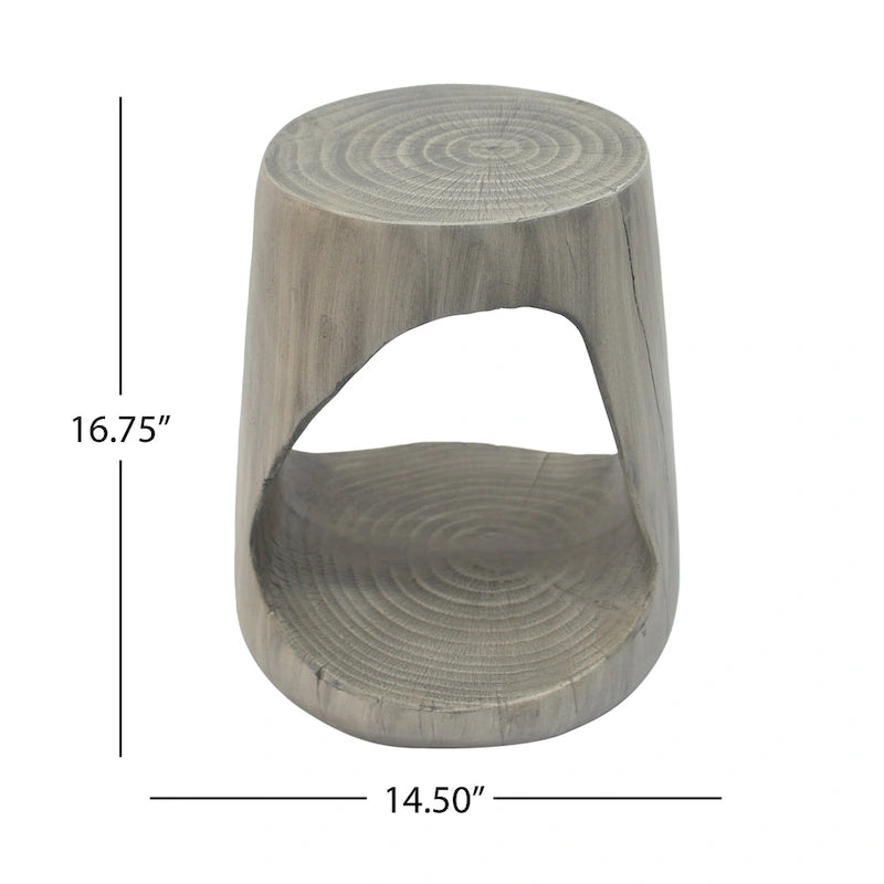 Christopher Knight Home - Emery Hollow Round Wood Grain Side Table