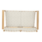 Christopher Knight Home - Hilary Acacia Wood Outdoor Loveseat with Woven Rope, 2-Seater Sofa