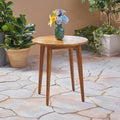 Stamford Outdoor Acacia Bistro Table with Straight Legs by Christopher Knight Home