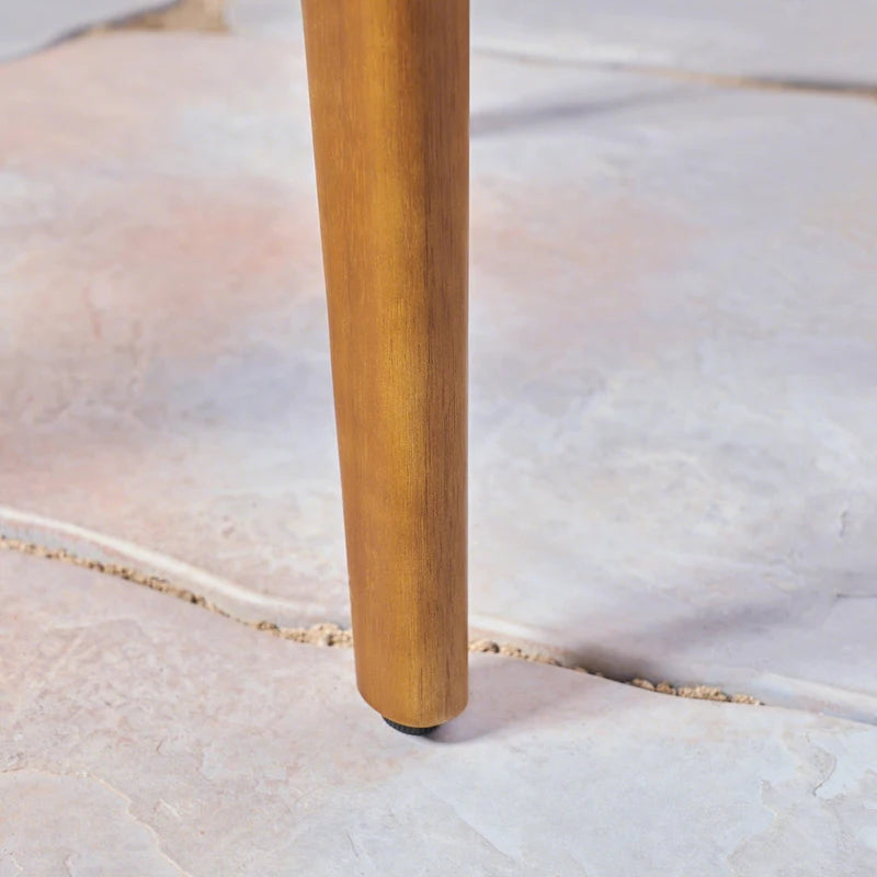 Stamford Outdoor Acacia Bistro Table with Straight Legs by Christopher Knight Home