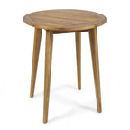 Stamford Outdoor Acacia Bistro Table with Straight Legs by Christopher Knight Home