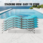 GDFStudio - Noah Adjustable Outdoor Chaise Lounge Patio Recliner Chair Set of 2