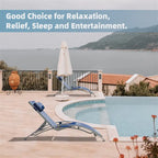 GDFStudio - Noah Adjustable Outdoor Chaise Lounge Patio Recliner Chair Set of 2