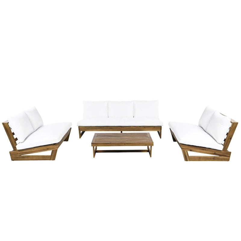 Christopher Knight Home - Sherwood 4-Piece Outdoor Patio Sofa Set