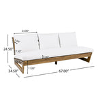 Christopher Knight Home - Sherwood 4-Piece Outdoor Patio Sofa Set