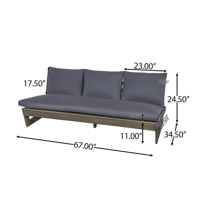 Christopher Knight Home - Sherwood 4-Piece Outdoor Patio Sofa Set