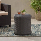 Simone Wicker Storage Side Table by GDFStudio - 19W x 19D x 21H