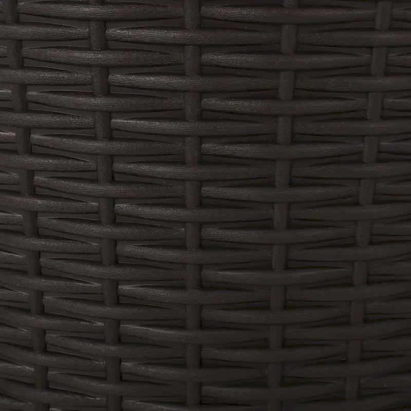 Simone Wicker Storage Side Table by GDFStudio - 19W x 19D x 21H
