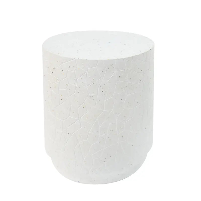 Christopher Knight Home - Ashton Durable Outdoor Side Table with Intricate Terrazzo Texture Design