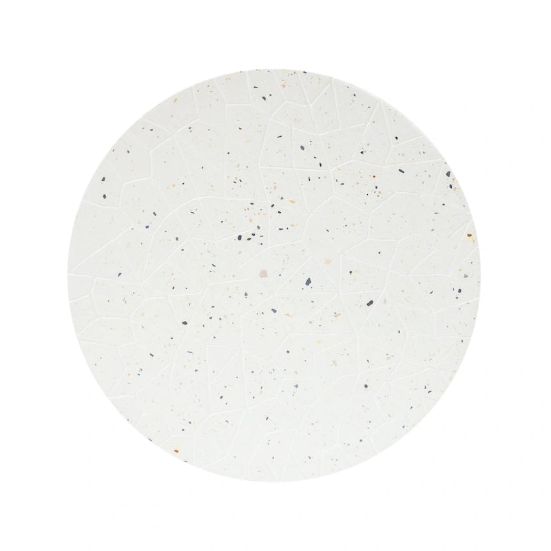 Christopher Knight Home - Ashton Durable Outdoor Side Table with Intricate Terrazzo Texture Design