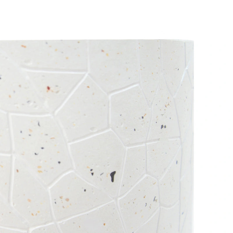 Christopher Knight Home - Ashton Durable Outdoor Side Table with Intricate Terrazzo Texture Design