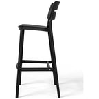 Frond and Form 29.5 Outdoor Patio Poly Plastic Bar Stool (Set of 2)