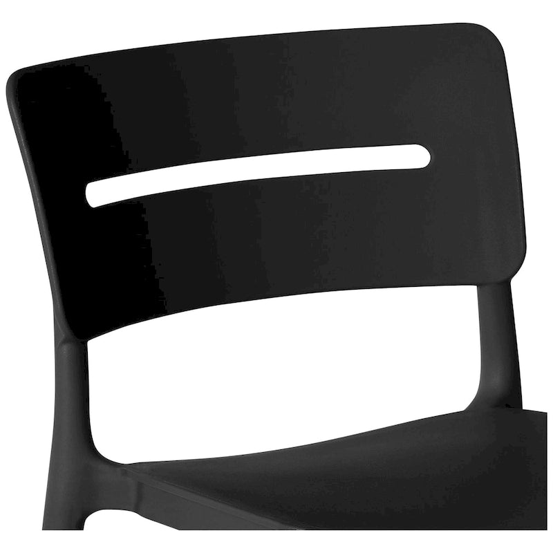 Frond and Form 29.5 Outdoor Patio Poly Plastic Bar Stool (Set of 2)