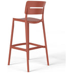 Frond and Form 29.5 Outdoor Patio Poly Plastic Bar Stool (Set of 2)