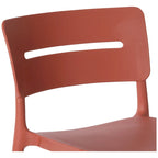 Frond and Form 29.5 Outdoor Patio Poly Plastic Bar Stool (Set of 2)