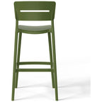 Frond and Form 29.5 Outdoor Patio Poly Plastic Bar Stool (Set of 2)