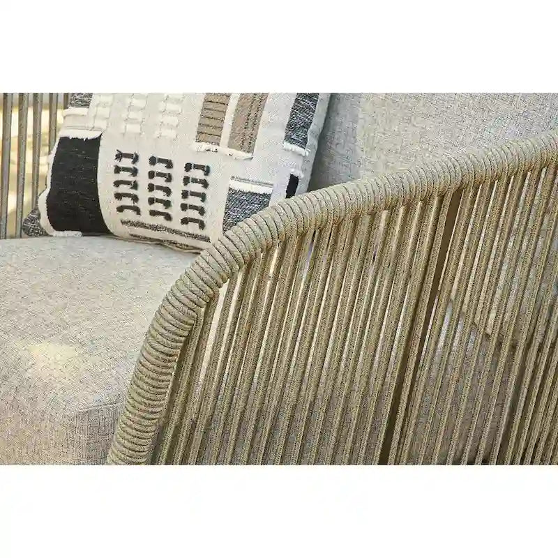 Signature Design by Ashley Swiss Valley Brown/Beige 3-Piece Outdoor Package - 31.13 W x 34.13 D x 31.63 H