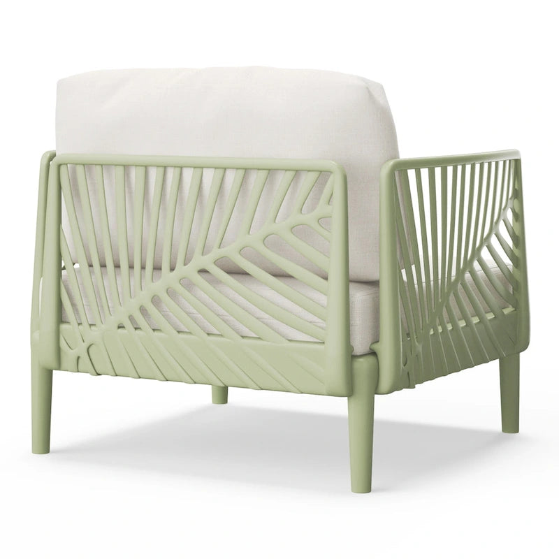 Frond and Form Patio Deep Seating Club Chair with Cushions (Set of 2)