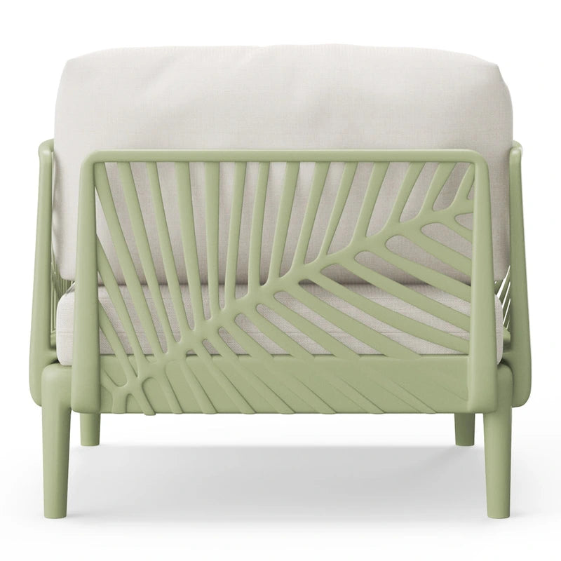 Frond and Form Patio Deep Seating Club Chair with Cushions (Set of 2)