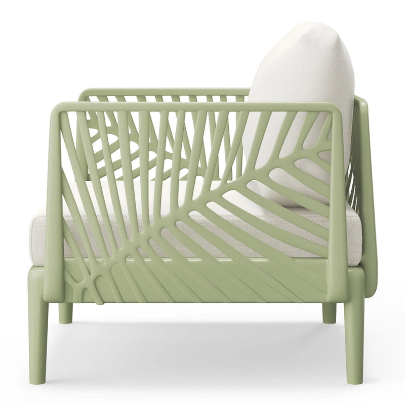 Frond and Form Patio Deep Seating Club Chair with Cushions (Set of 2)