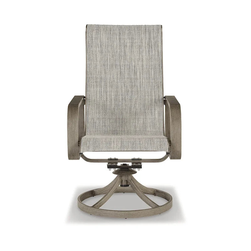 Signature Design by Ashley Beach Front Beige 7-Piece Outdoor Dining Package - 42 W x 94 D x 29.63 H