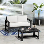 Outdoor Patio HDPE Rectangle Coffee Table