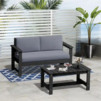 Outdoor Patio HDPE Rectangle Coffee Table