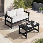 Outdoor Patio HDPE Rectangle Coffee Table