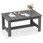 Outdoor Patio HDPE Rectangle Coffee Table