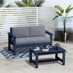 Outdoor Patio HDPE Rectangle Coffee Table