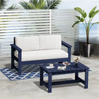 Outdoor Patio HDPE Rectangle Coffee Table