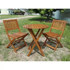 3-Piece Acacia Wood Bistro Set