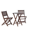 3-Piece Acacia Wood Bistro Set