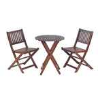 3-Piece Acacia Wood Bistro Set