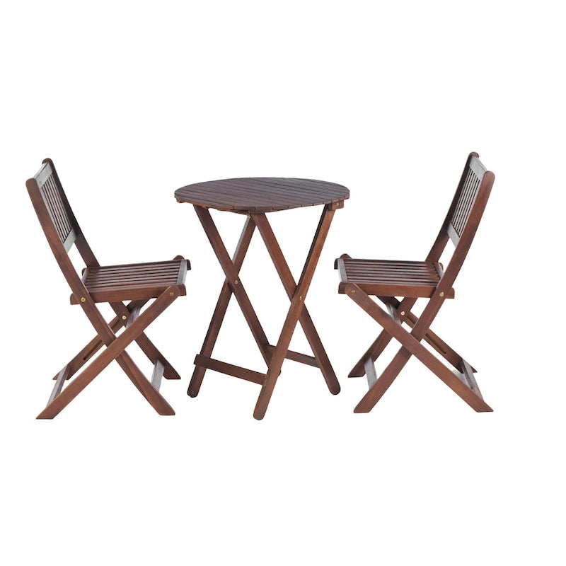 3-Piece Acacia Wood Bistro Set