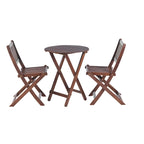 3-Piece Acacia Wood Bistro Set