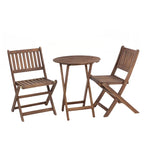 3-Piece Acacia Wood Bistro Set
