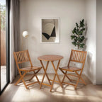 3-Piece Acacia Wood Bistro Set