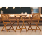 3-Piece Acacia Wood Bistro Set