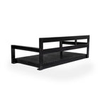 Twin Size Wooden Porch Swing Daybed - Outdoor Hanging Rope Swing with 600lb Weight Capacity for Patio, Garden, Backyard