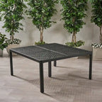 Outdoor Modern Aluminum Dining Table