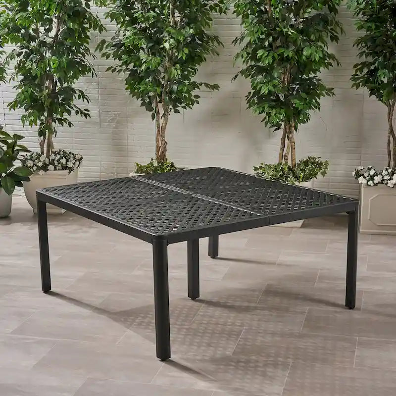 Outdoor Modern Aluminum Dining Table