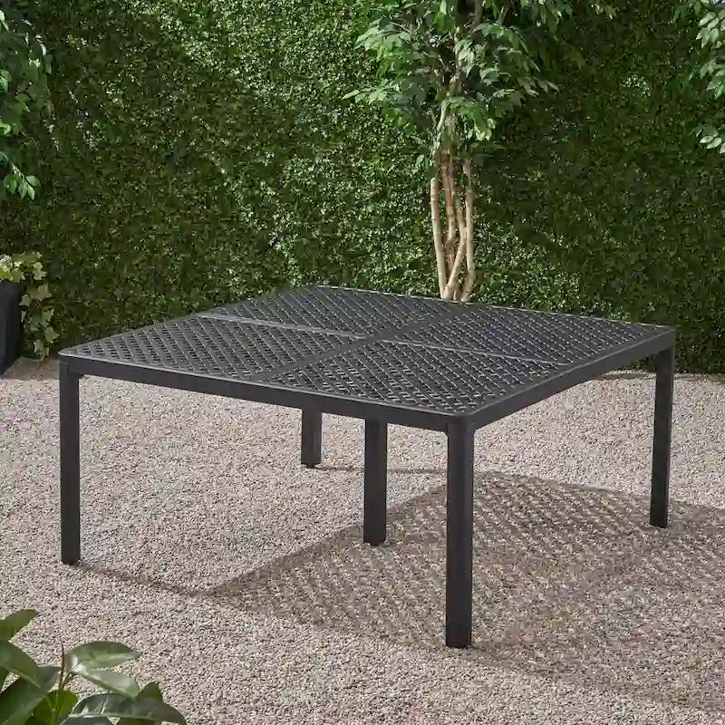 Outdoor Modern Aluminum Dining Table