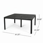 Outdoor Modern Aluminum Dining Table