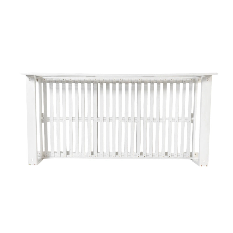 Rustic Elegance Acacia Wood Swing Bed, Farmhouse Daybed with 4 Stylish Colors & 350lb Capacity