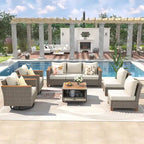 8-Piece Wicker Outdoor Patio Furniture Set