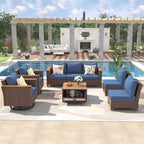 8-Piece Wicker Outdoor Patio Furniture Set