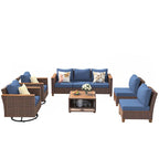 8-Piece Wicker Outdoor Patio Furniture Set