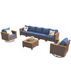 8-Piece Wicker Outdoor Patio Furniture Set