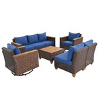 8-Piece Wicker Outdoor Patio Furniture Set